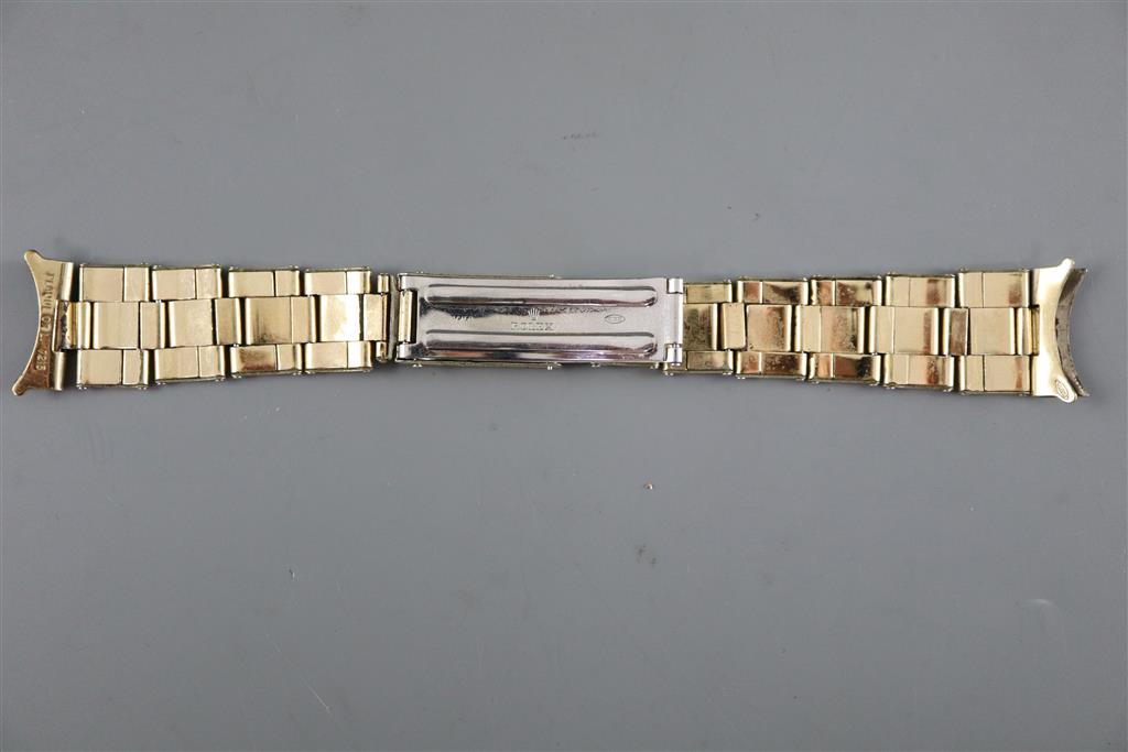 A gentlemans 1970s steel and gold plated Rolex Oyster Perpetual Date wrist watch,
